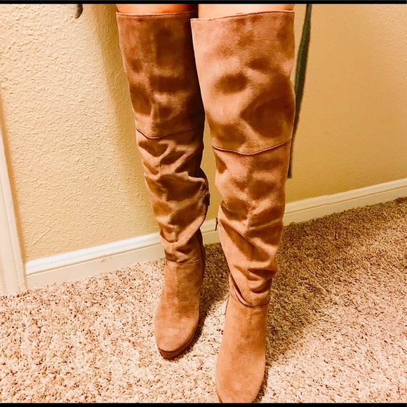 Steve Madden thigh high suede boots - Picture 2 of 5